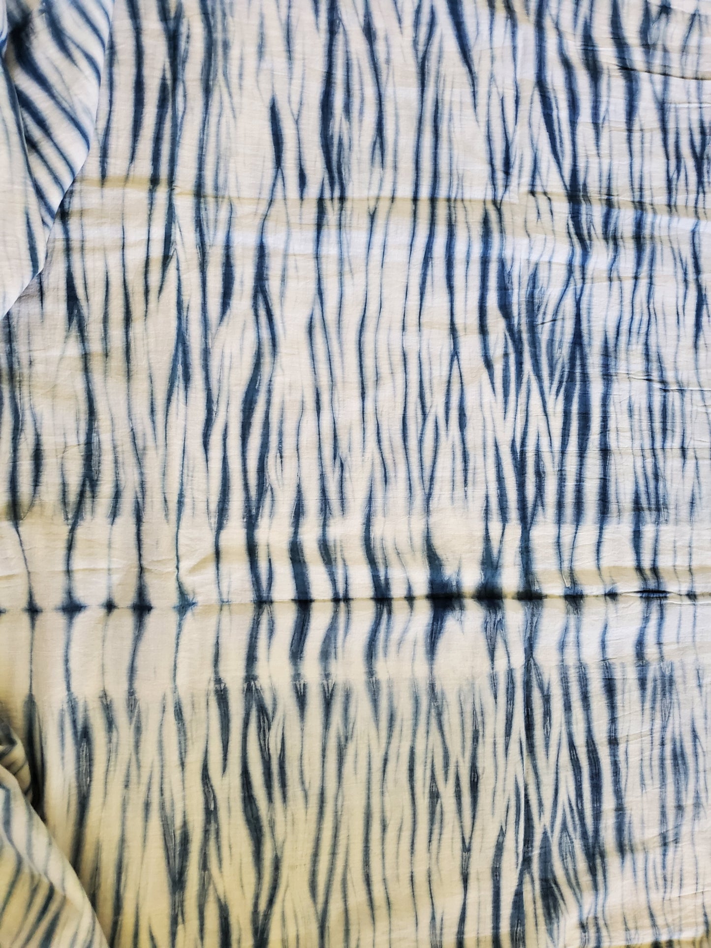 Indigo Ridge Cotton Fabric