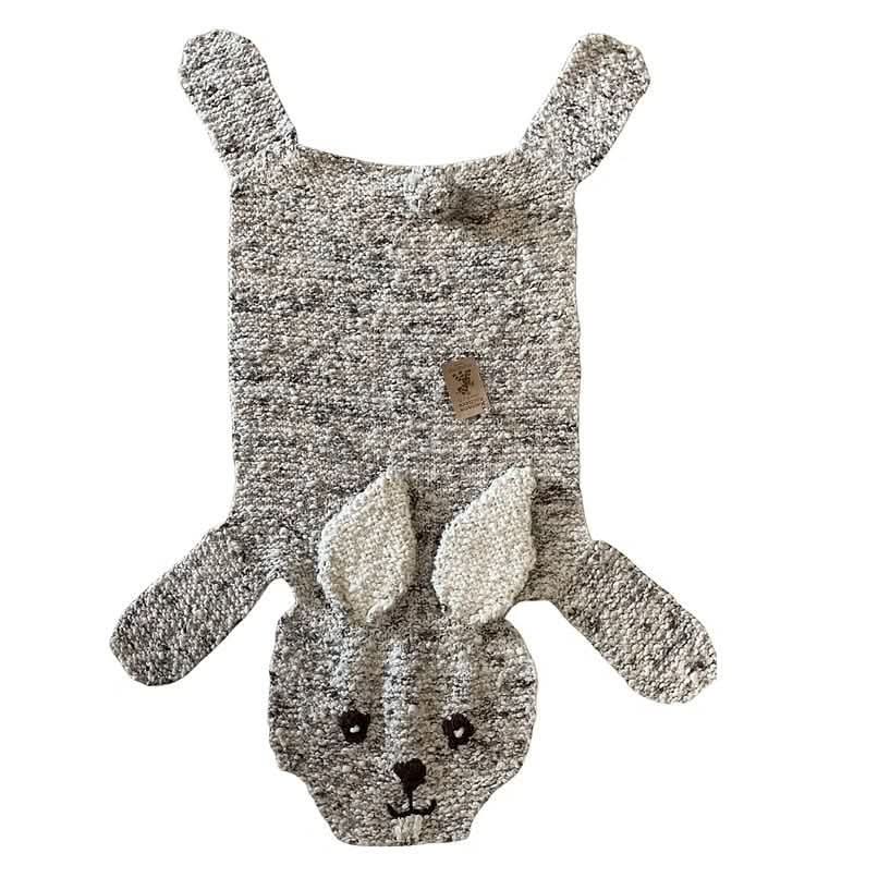 Organic Wool Play Mat + Nursery Rug | Bunny