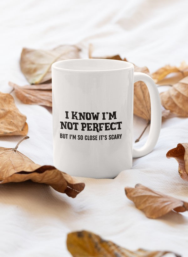 I Know I'm Not Perfect Mug
