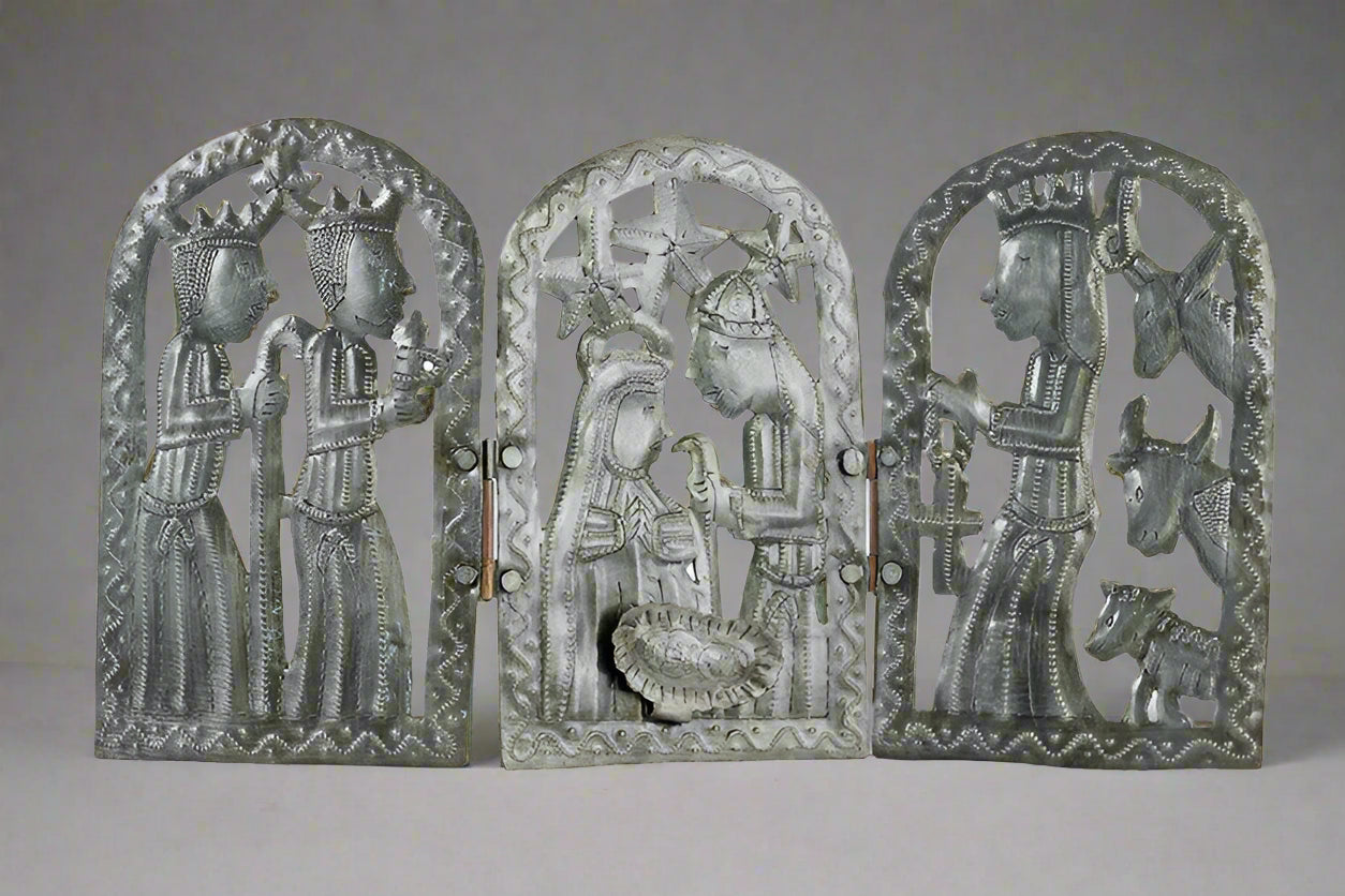 Small Nativity Triptych