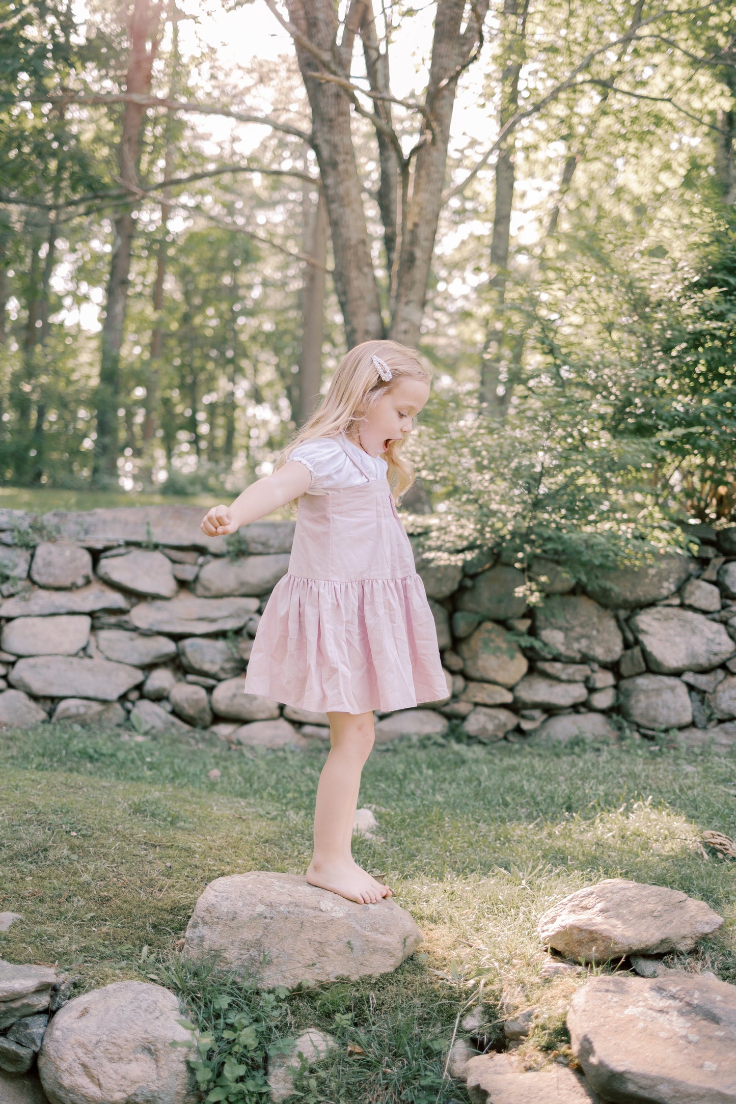 Hikari Pintuck Dress | Pink