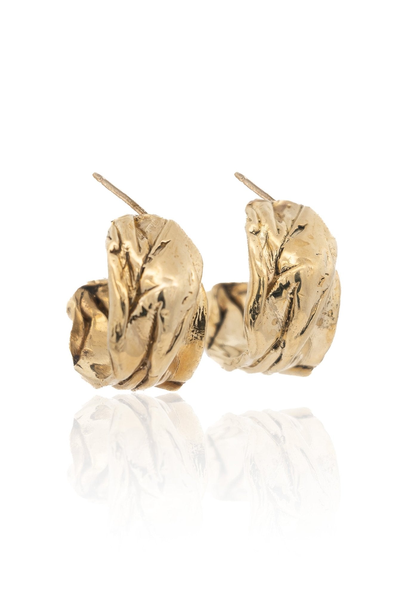 Eureka Chunky Gold Hoop Earrings
