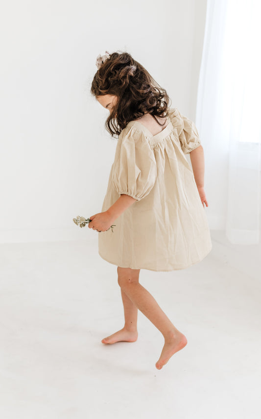 The Day Dress-Eggnog