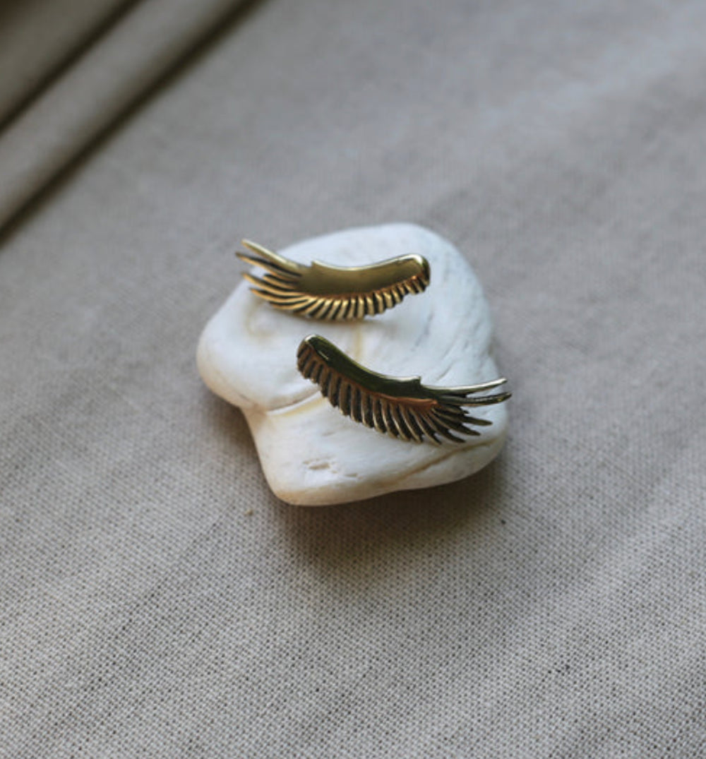 Vulture Wing Earrings