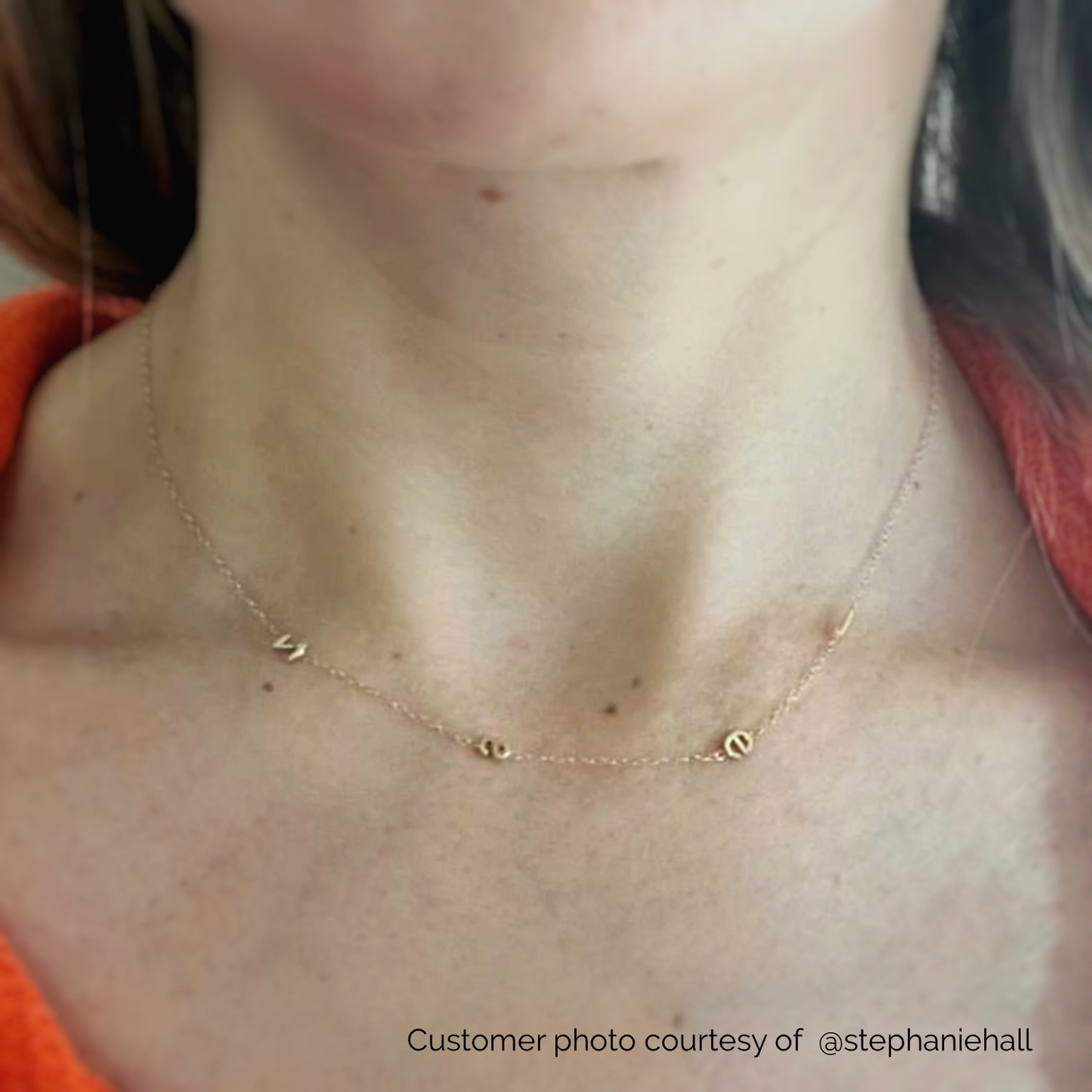 Custom 14KT Initial Necklace