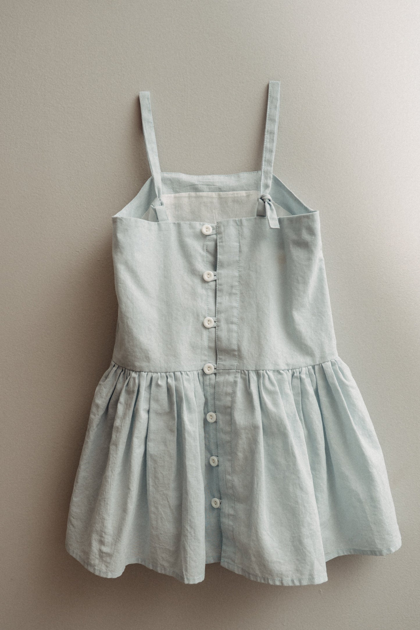 Hikari Pintuck Dress | Powder Blue