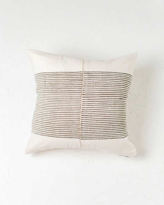 18" Riviera Hand-Stitch Throw Pillow Cover