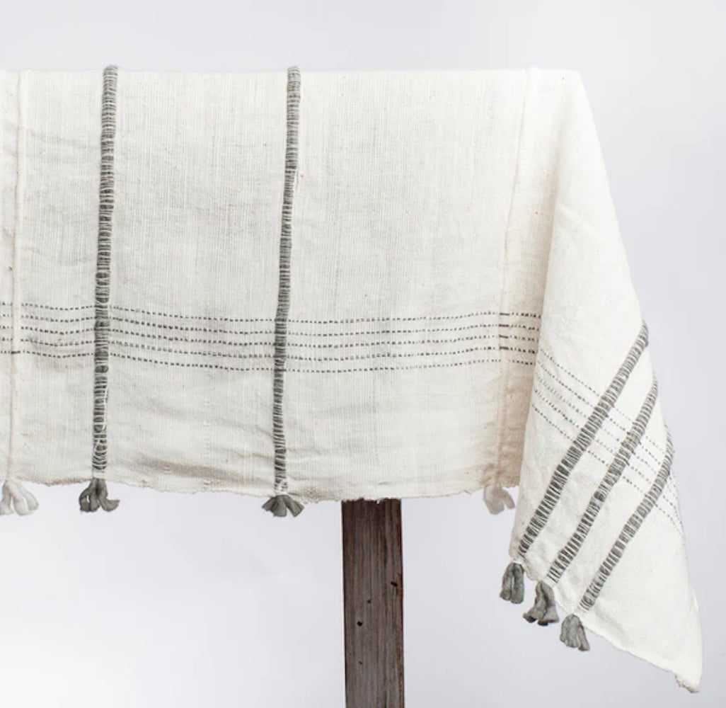 Ribbons Cotton Tablecloth