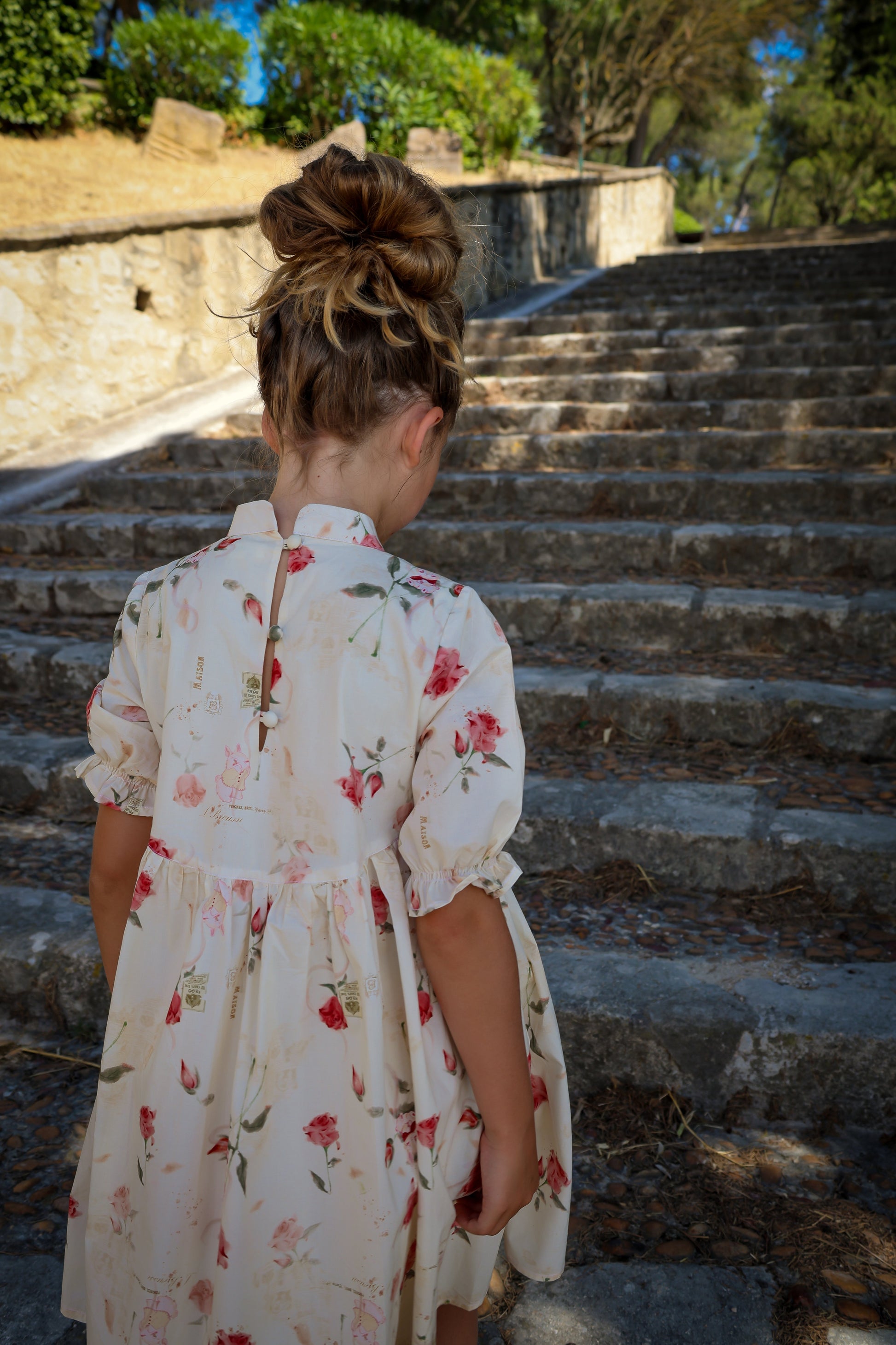 Madeleine Dress- Rose Garden Toile