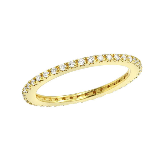 3mm  Crystal Band Ring 2 Colors Available Elsy Style Rings
