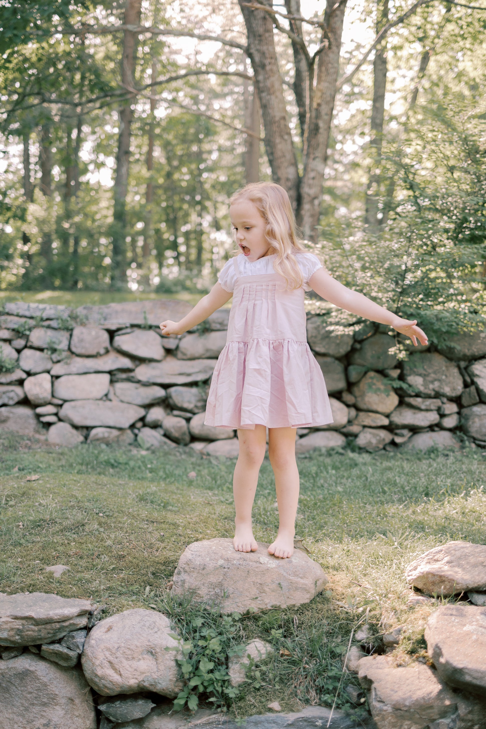 Hikari Pintuck Dress | Pink