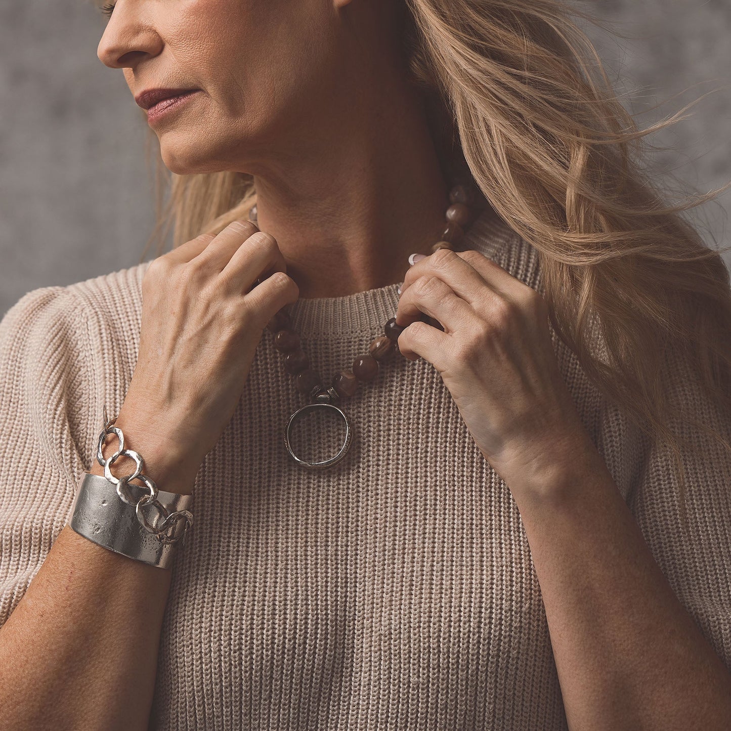 Danica Silver Necklace