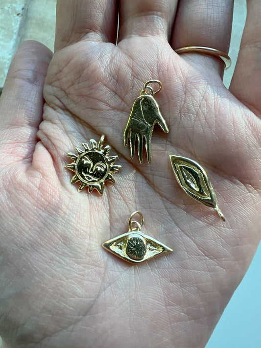 Yoni Talisman Necklace - Brass