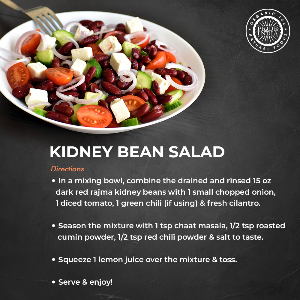 Indian Whole Dark Kidney Beans - Protein & Fiber Rich Rajma Jar