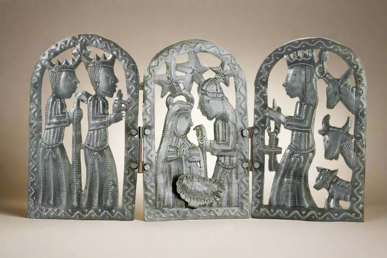 Small Nativity Triptych