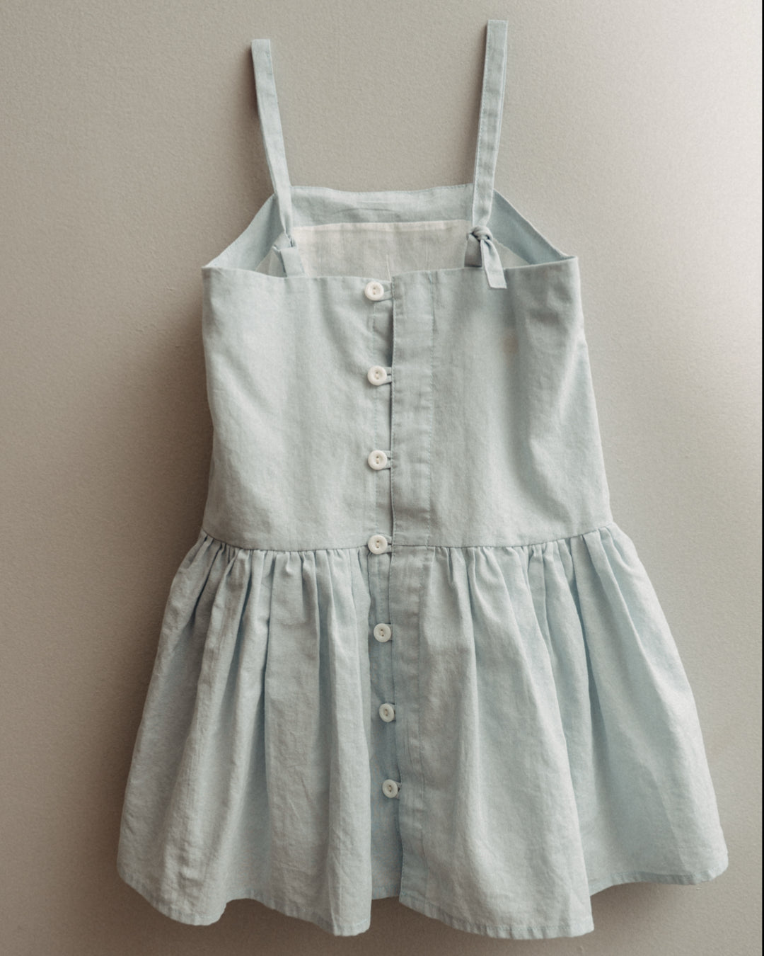 Hikari Pintuck Dress | Powder Blue