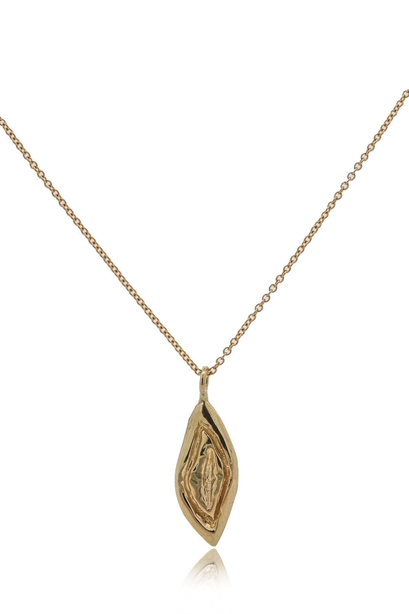 Yoni Talisman Necklace - Brass