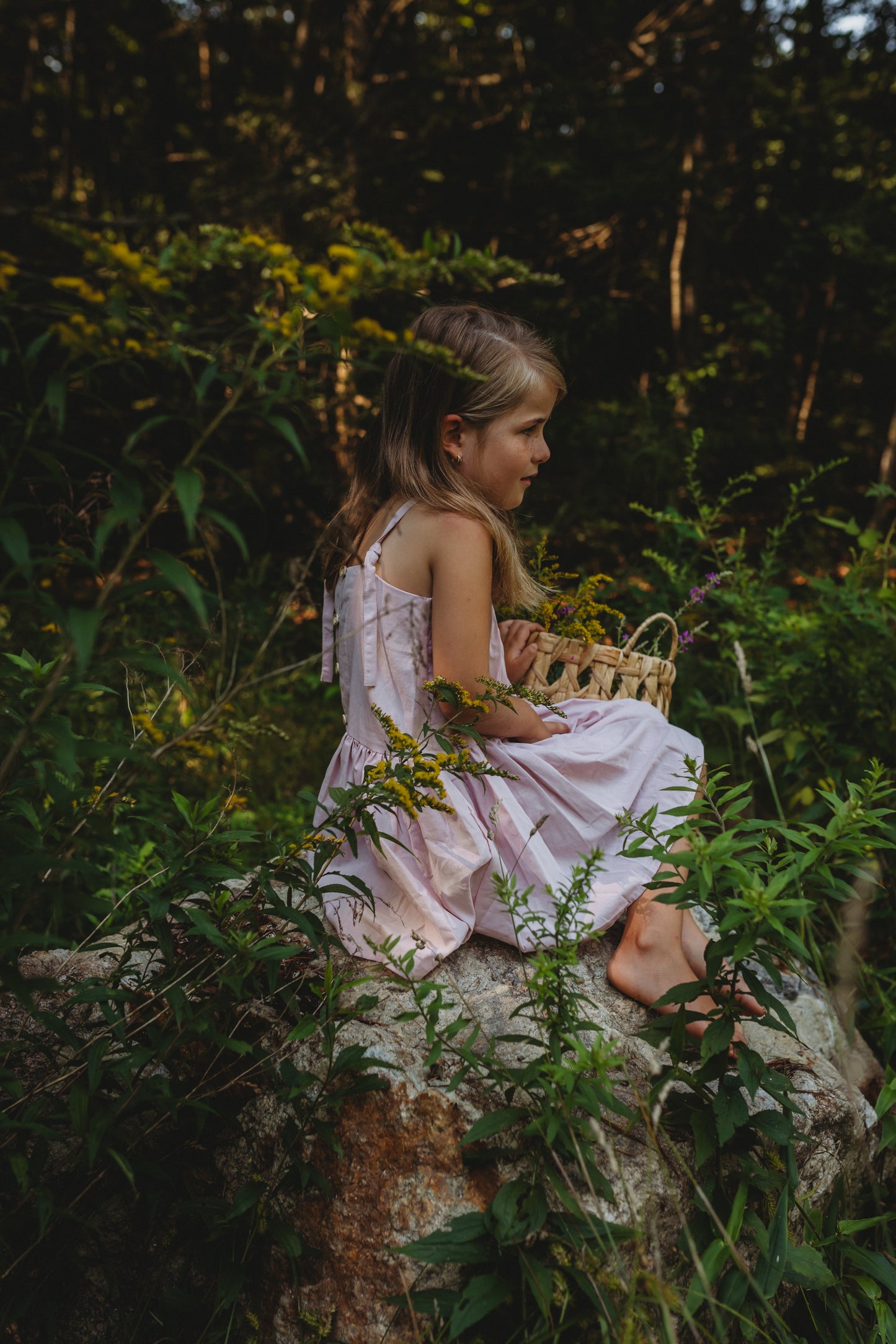 Hikari Pintuck Dress | Pink