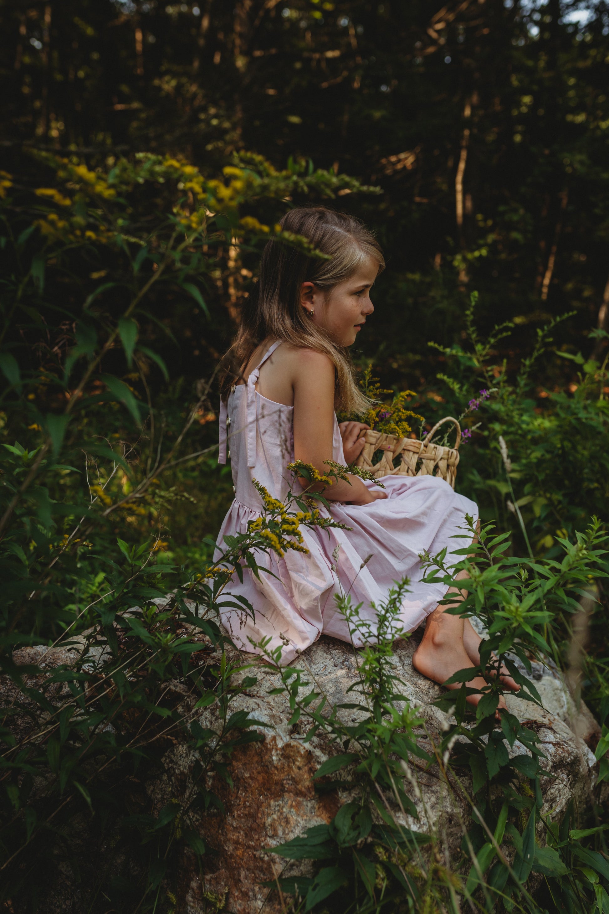 Hikari Pintuck Dress | Pink