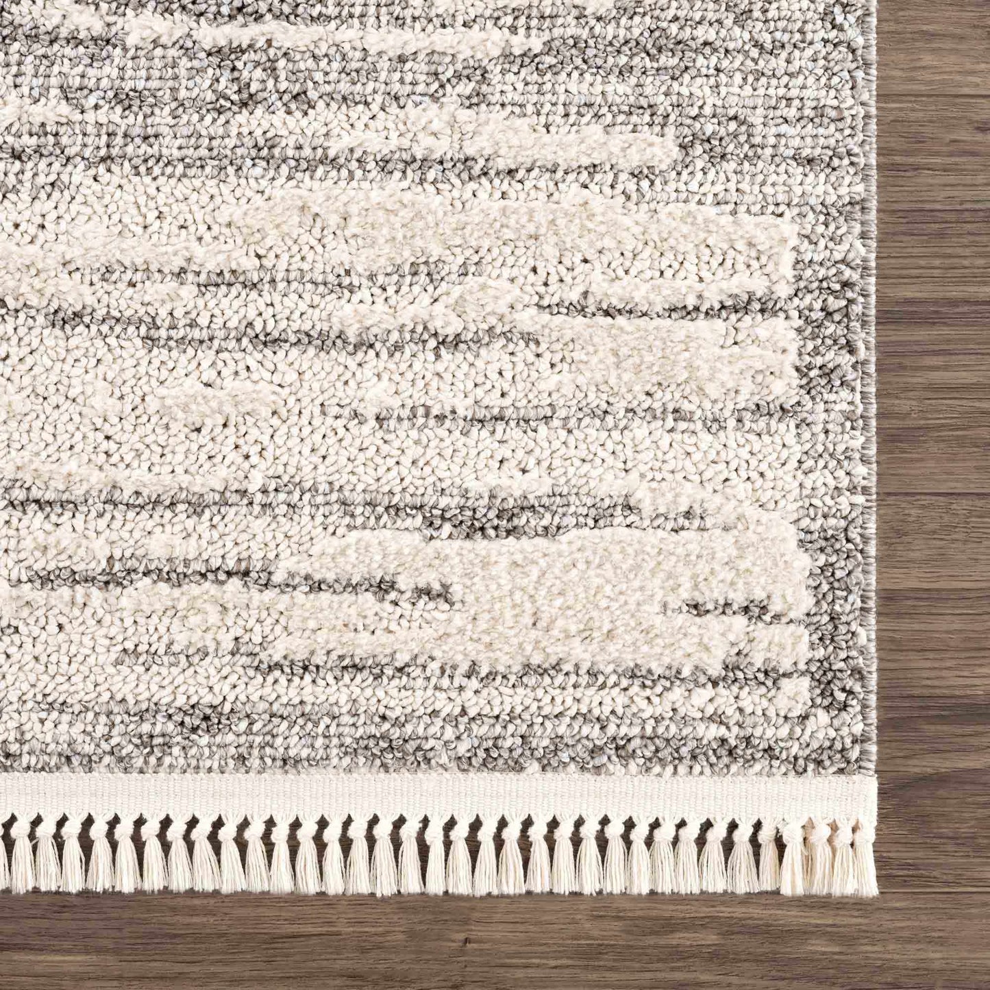 Lave Bone & Taupe Area Rug - Clearance