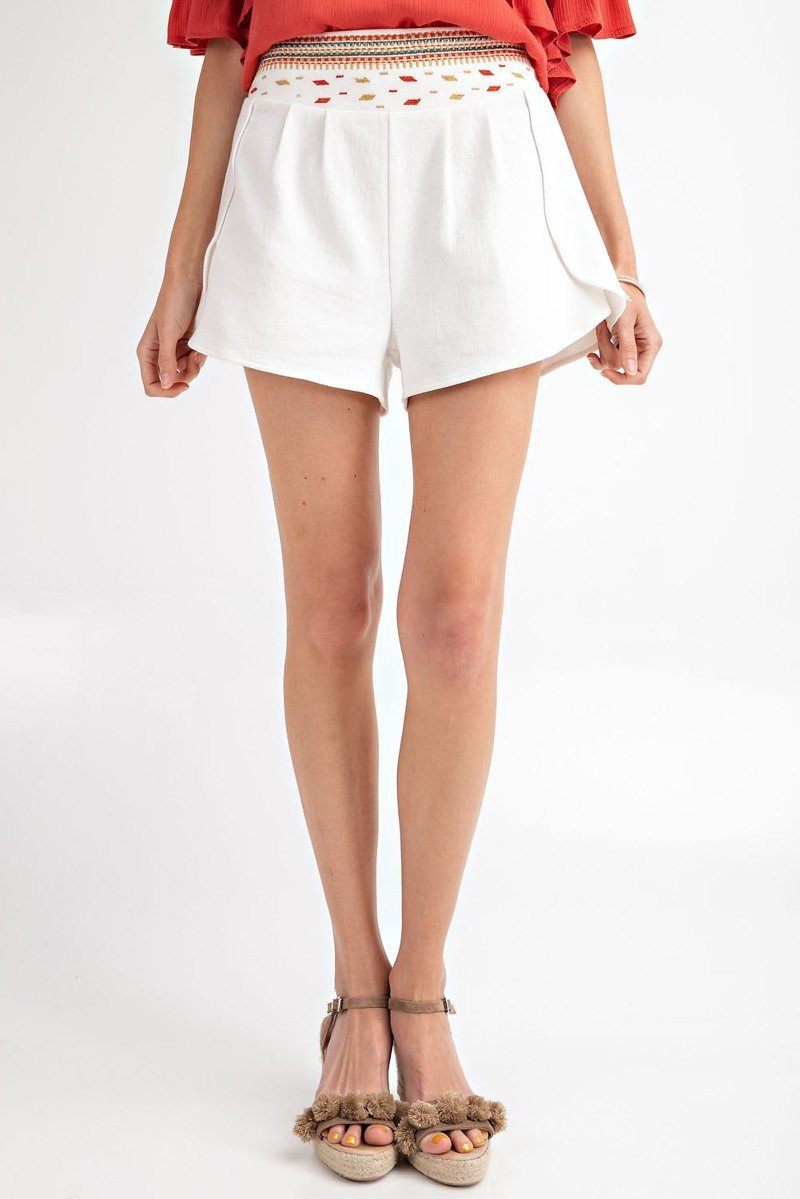 High Rise Waist Shorts L