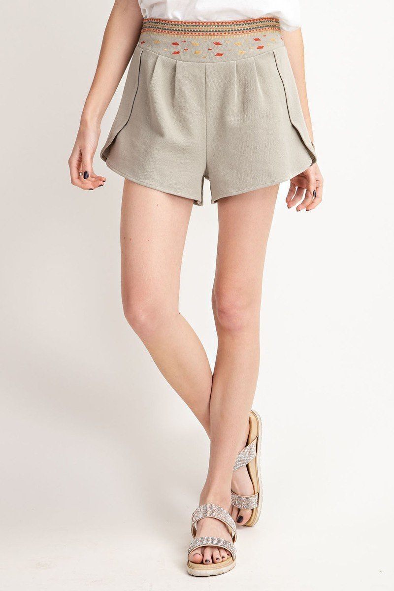 High Rise Waist Shorts L