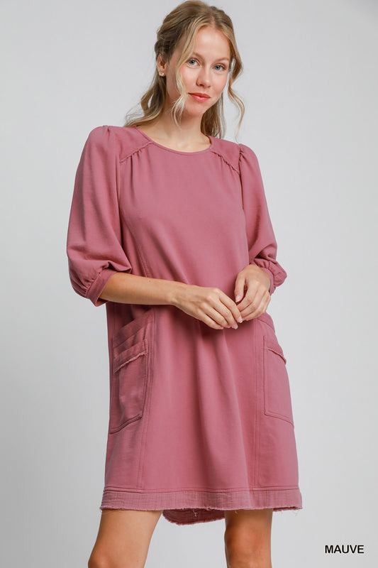 French Terry Mini Dress L