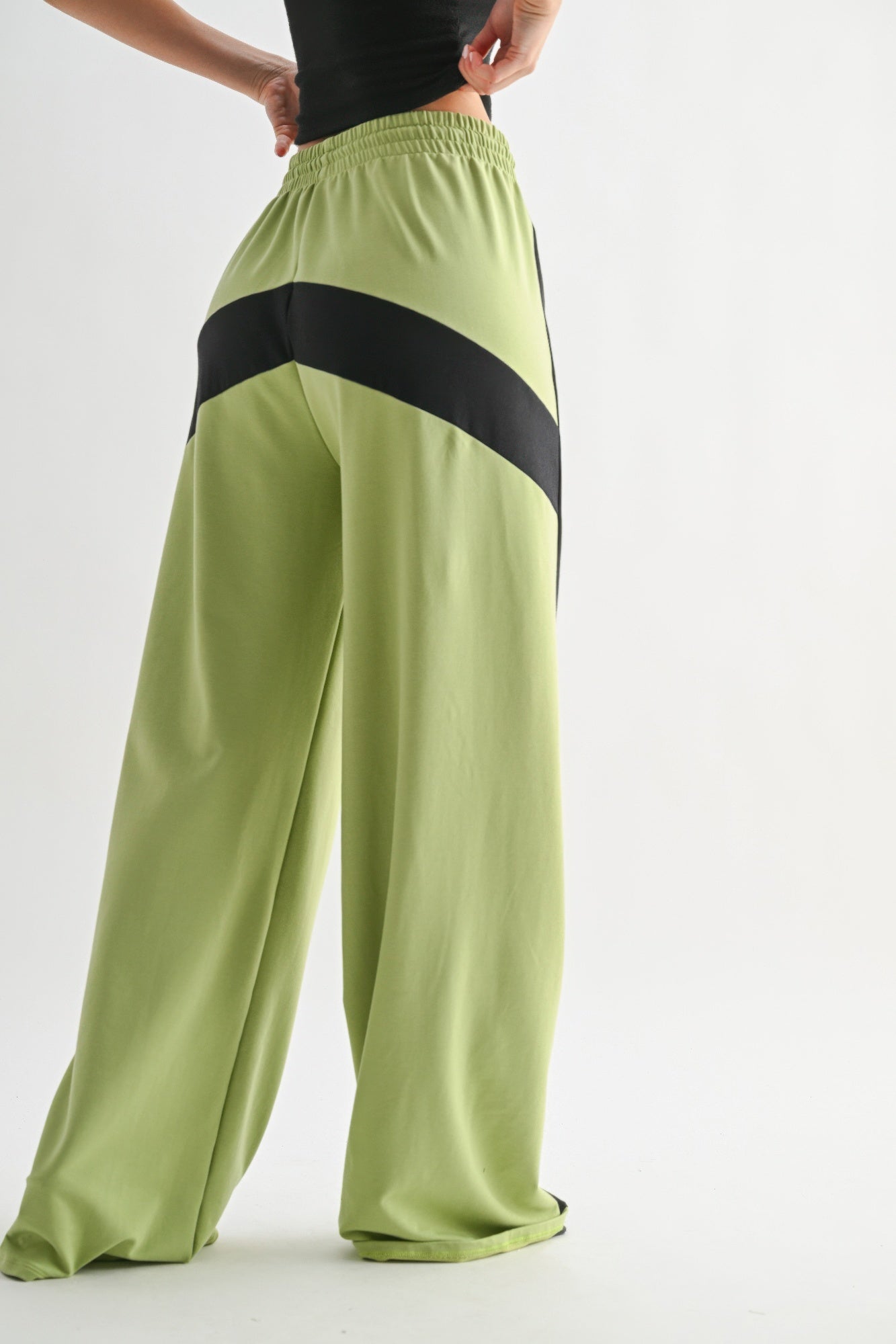 Color Block Wide Leg Lounge Pants