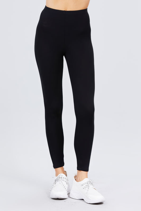 Cotton Spandex Leggings L