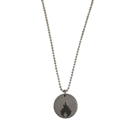 "KARMACOMA" COIN NECKLACE - MASSIVE ATTACK X LEGACY OF WAR COLLABORATION