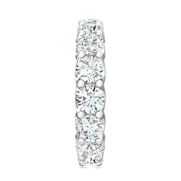 4.00 CTW AGI Certified Lab-Grown Diamond Eternity Band Ring In U-Prong Setting | G/VS Clarity | Choice of 14K White or Yellow Gold