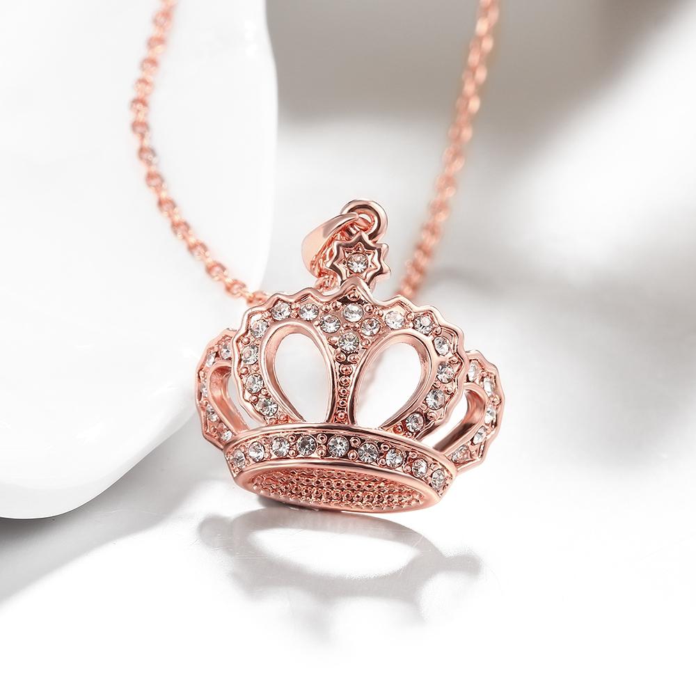 Elements Crown Pendant Necklace Elsy Style Necklaces