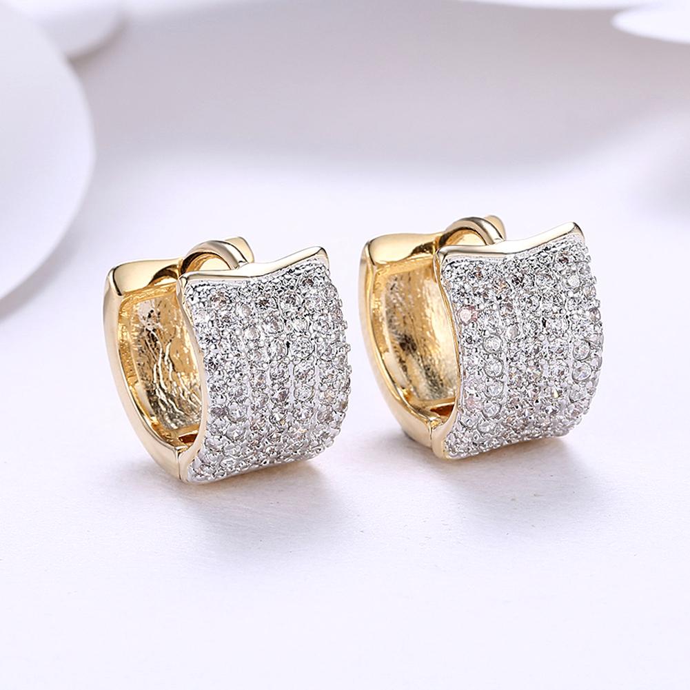 Elements Cubed Earrings in 14K Gold Elsy Style Earring