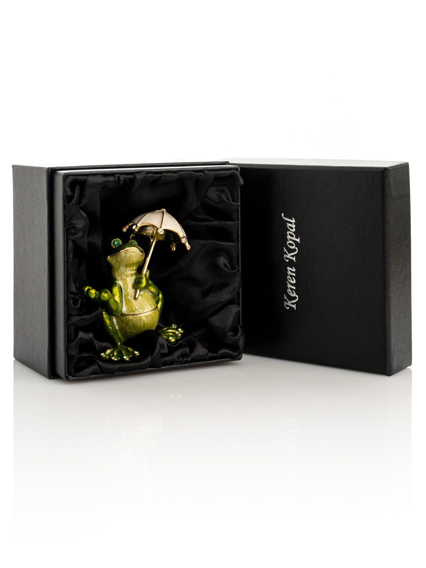 Frog holding an Umbrella