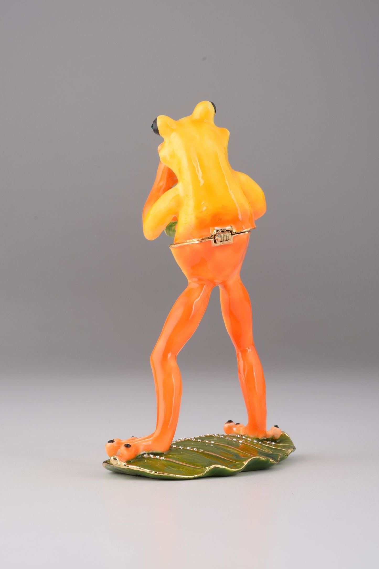 Frog Playing a Saxophone