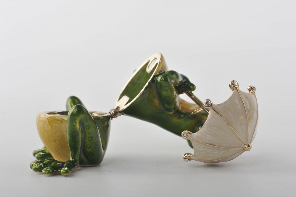 Frog holding an Umbrella