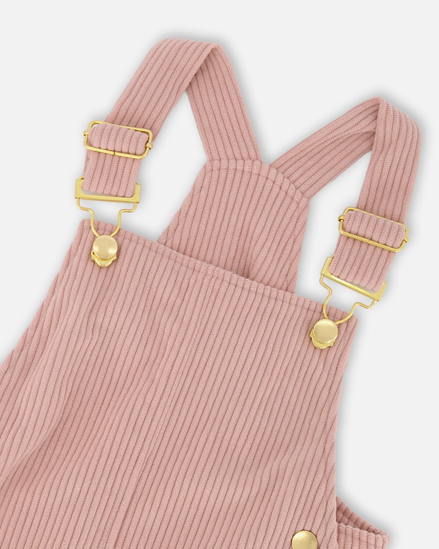 Corduroy Overall Dress Dusty Pink