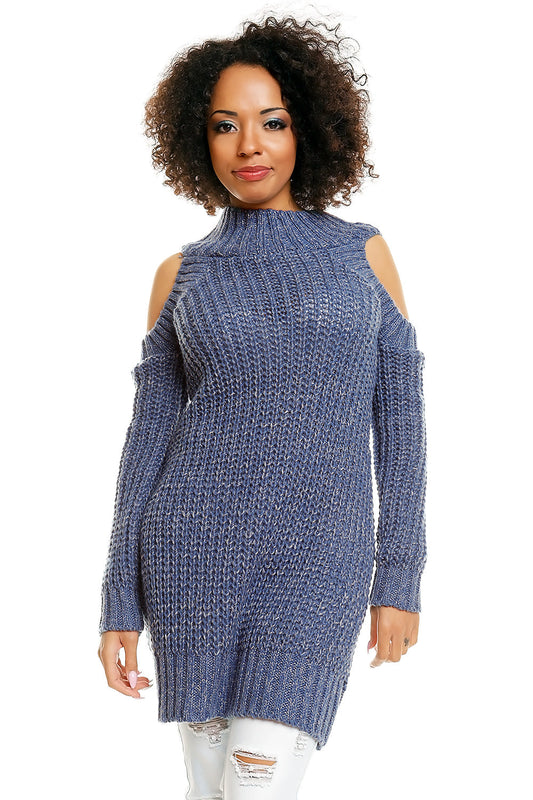 Hard-knitted jumper model 84345 Elsy Style Sweaters, Pullovers, Jumpers, Turtlenecks, Boleros, Shrugs