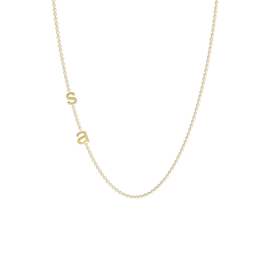 Custom 14KT Initial Necklace