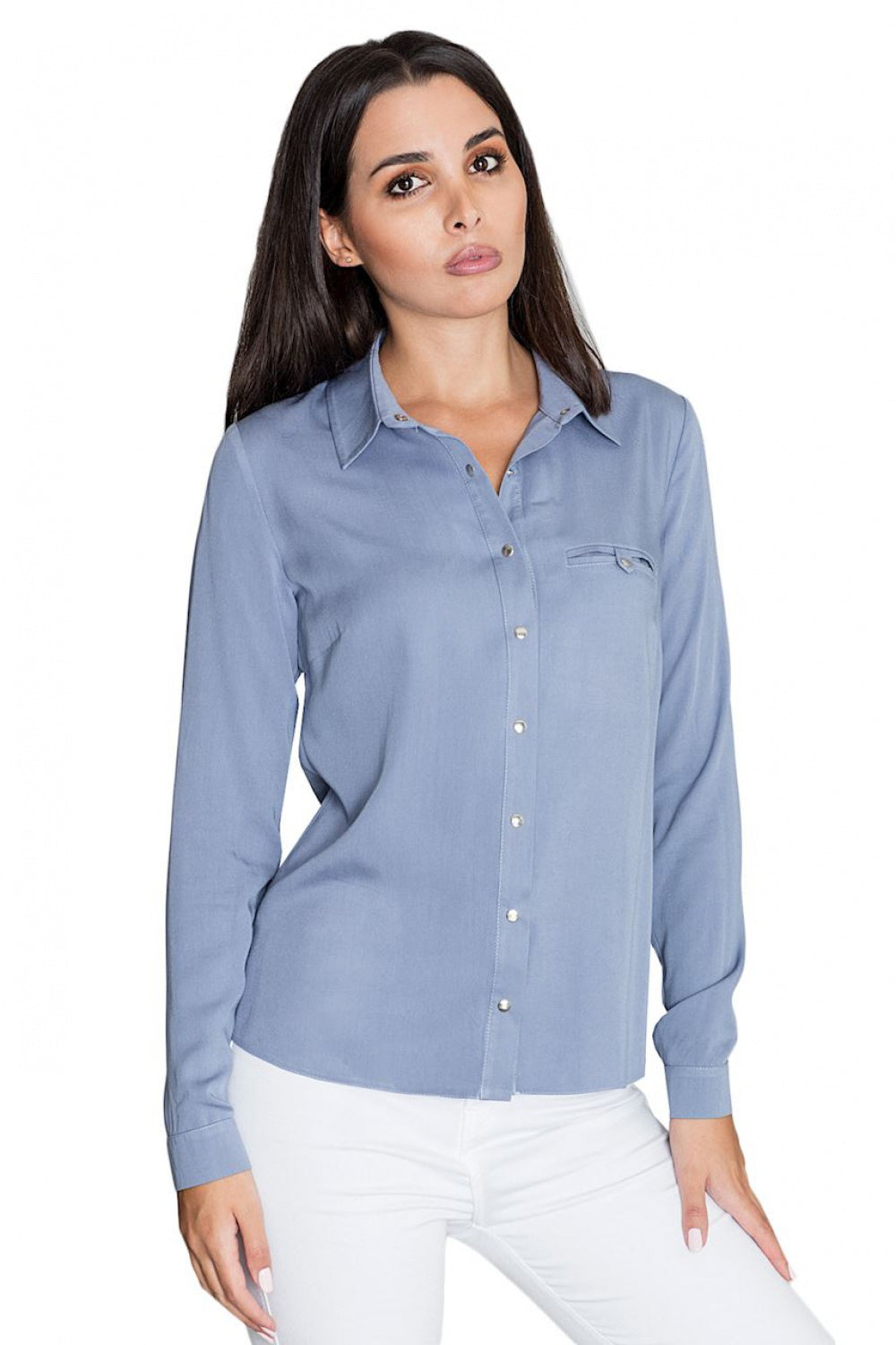 Long sleeve shirt model 111031 Elsy Style Shirts for Women
