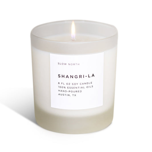 Shangri-La - Signature Candle (Eucalyptus + Lavender + Lemongrass)