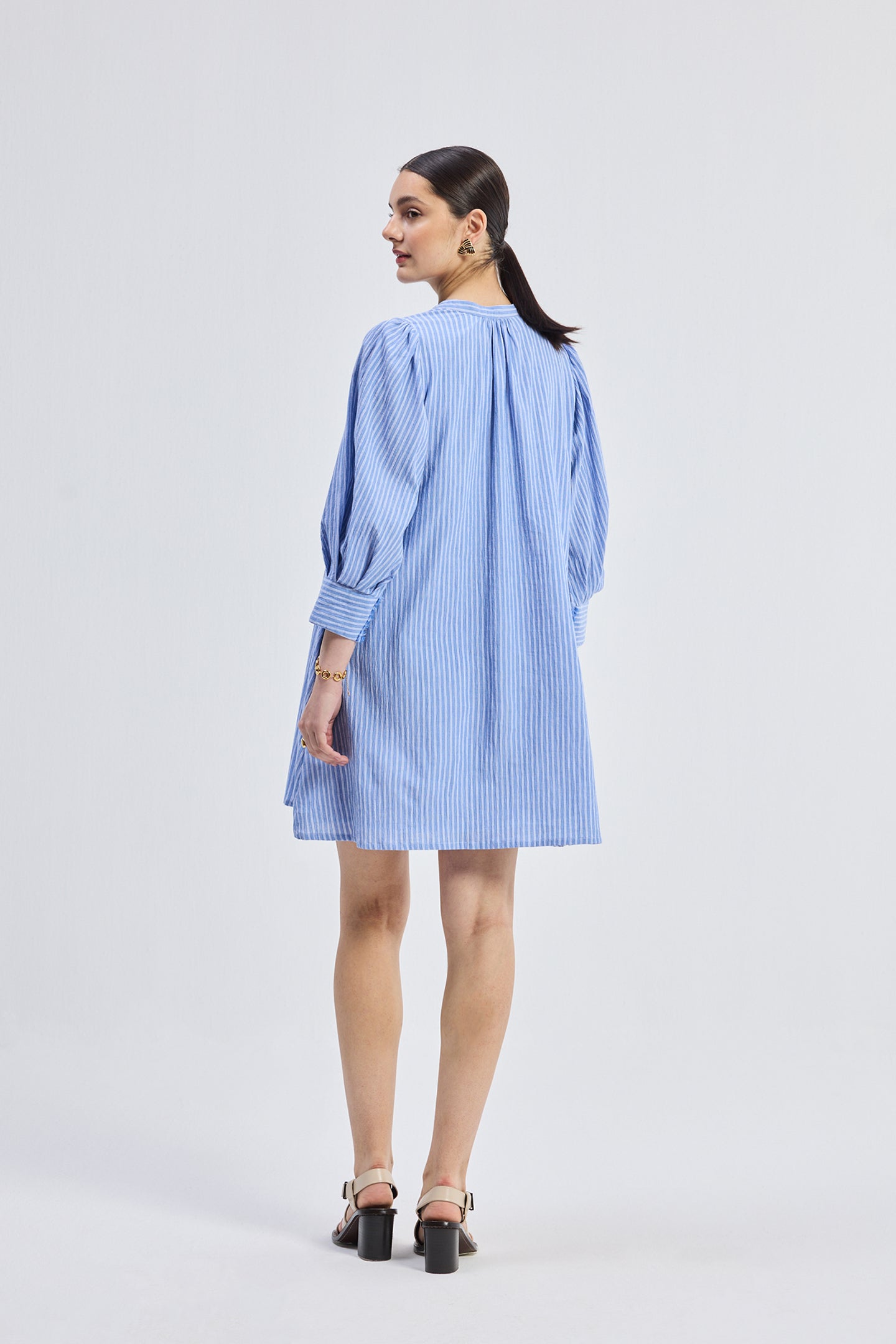 Oversized Tunic Dress with Optional Belt