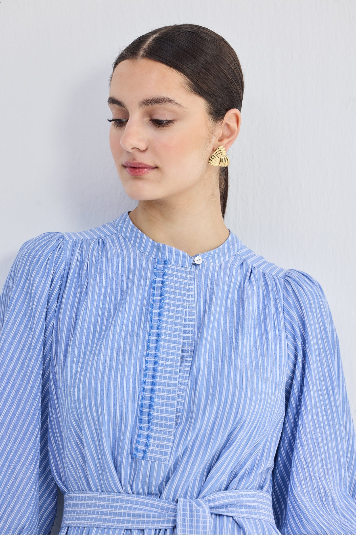 Oversized Tunic Dress with Optional Belt