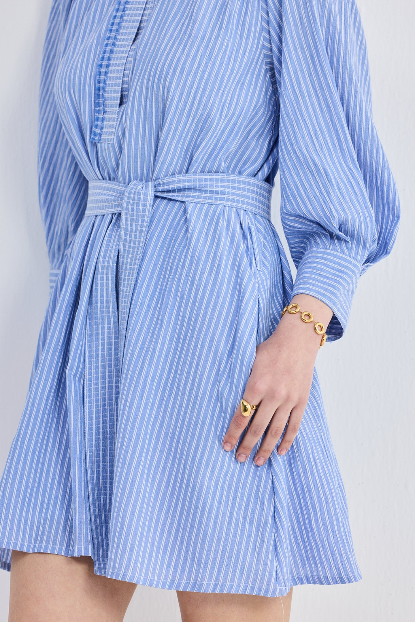 Oversized Tunic Dress with Optional Belt