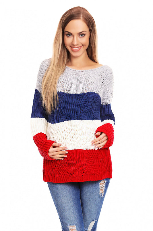 Pregnancy sweater model 132021 Elsy Style Sweaters, Pullovers, Jumpers, Turtlenecks, Boleros, Shrugs