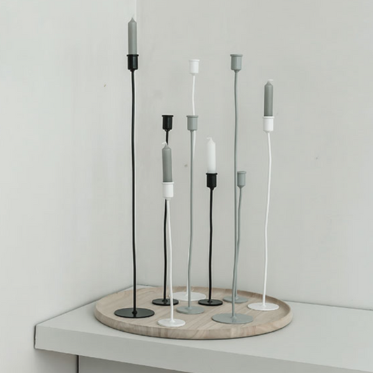 CANDLESTICK - ROUND - 3 sizes
