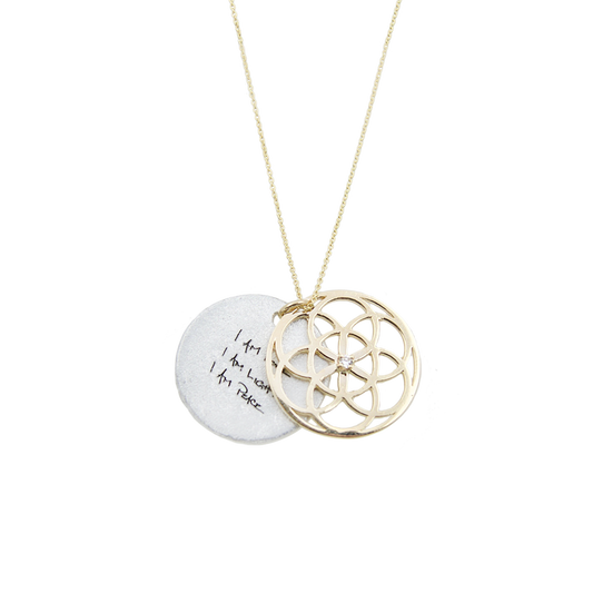 SEED OF LIFE NECKLACE WITH DIAMOND