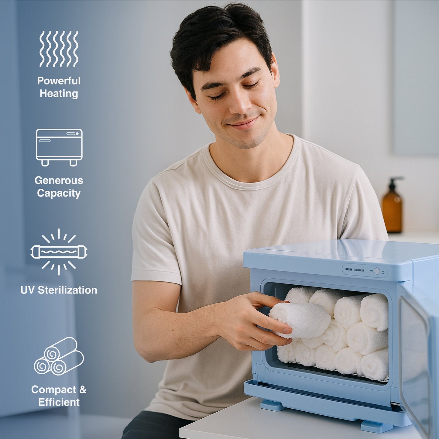 Towel Warmer with UV Sterilizer