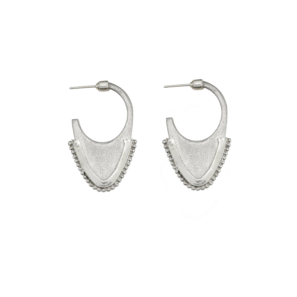 SET - TRIBAL DOME EARRINGS + VIRTUOUS CIRCLE EAR CUFF SET (SAVE $35)