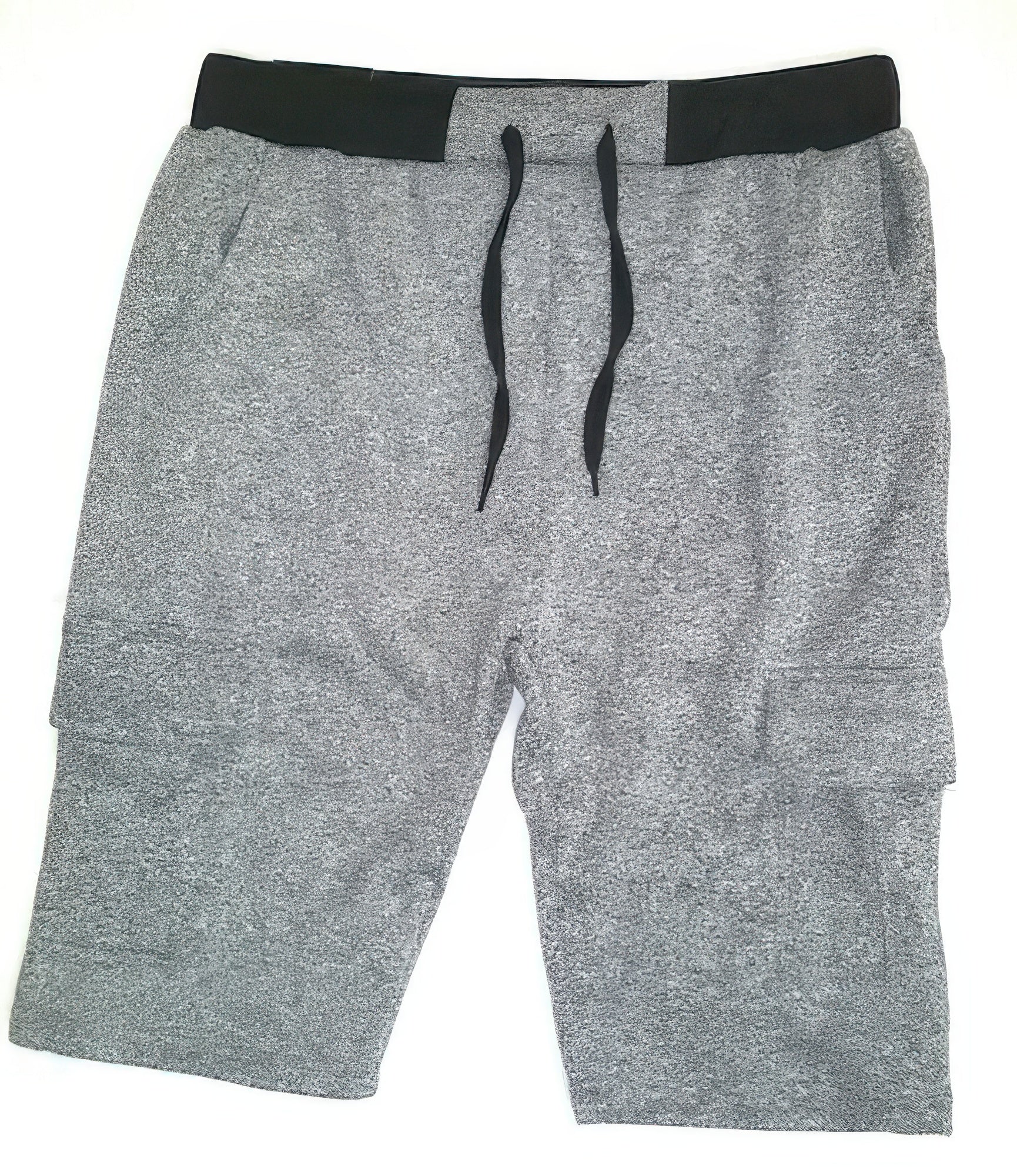 Cotton Marled Fleece Sweat Shorts Charcoal